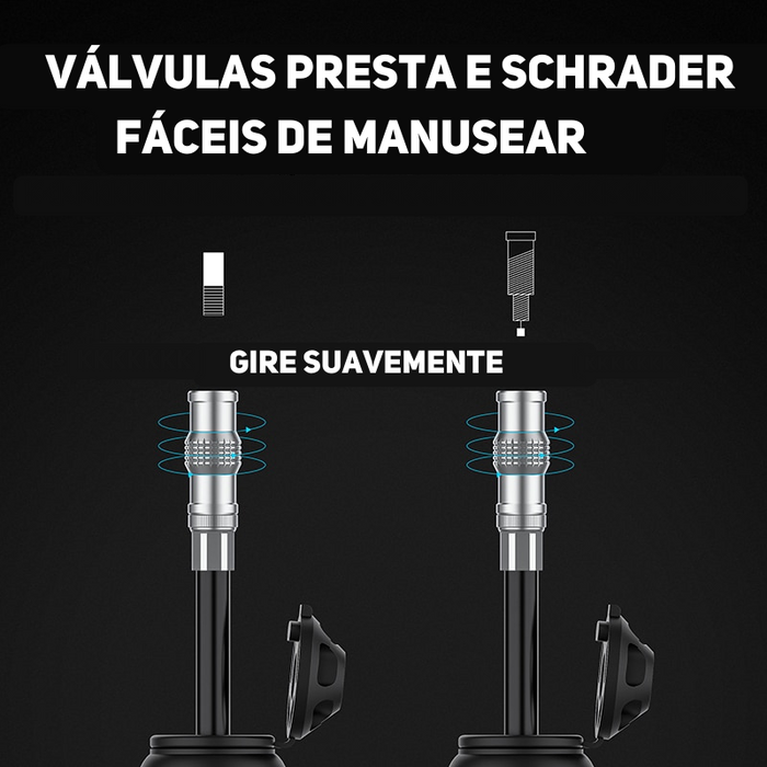 3. O pneu volta à pressão certa