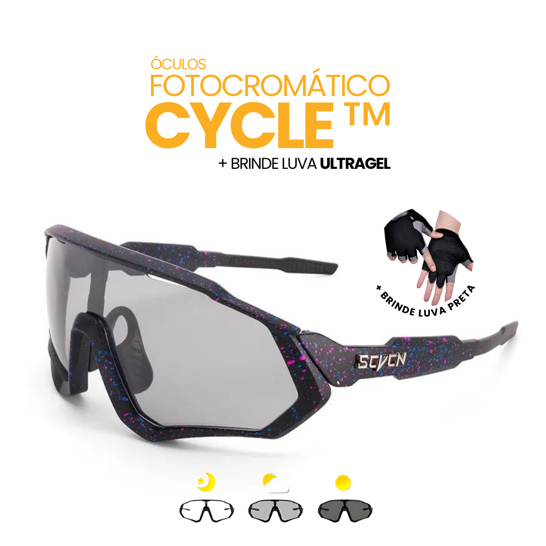 A lente se adapta. Você só pedala.