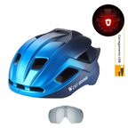 Capacete com Sinalizador e Óculos WestBiking