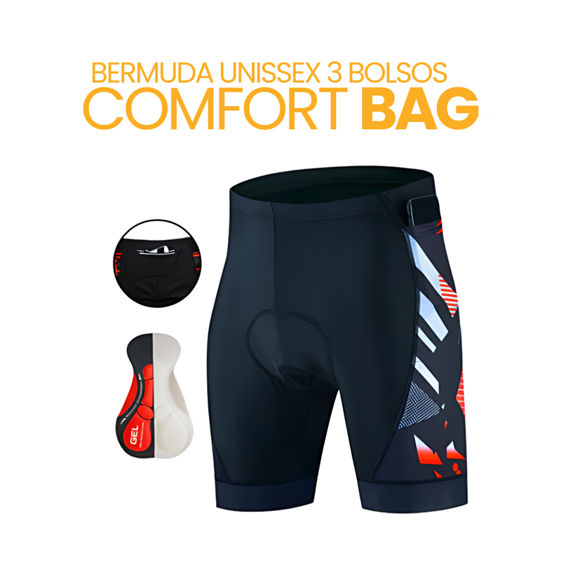 Bermuda Unissex 3 Bolsos ComfortBag™ | MÊS DO CONSUMIDOR