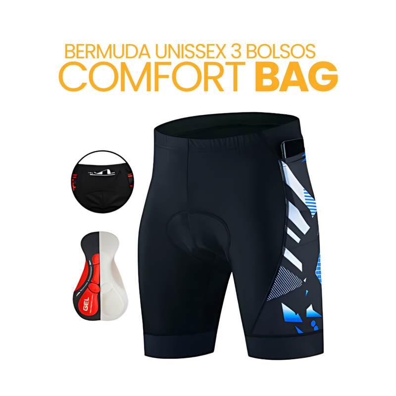 Bermuda Unissex 3 Bolsos ComfortBag™ | MÊS DO CONSUMIDOR