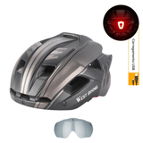 Capacete com Sinalizador e Óculos WestBiking
