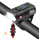 Farol Dianteiro BikeLight™ + Brinde Sinalizador Traseiro | + BRINDE EXCLUSIVO