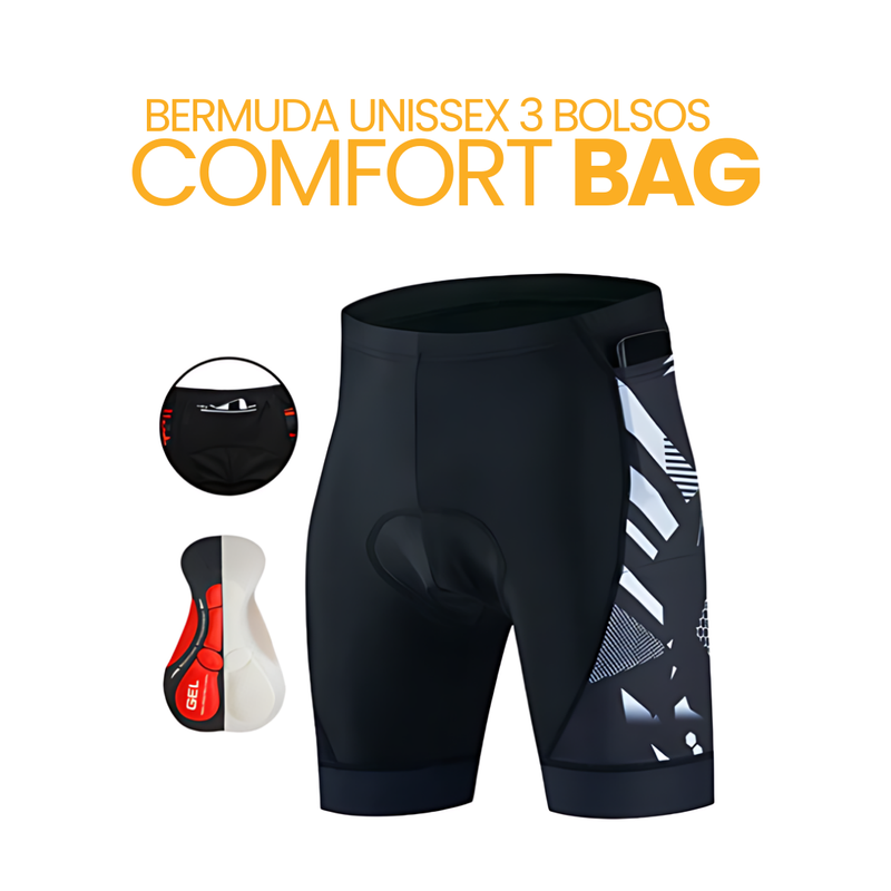 Bermuda Unissex 3 Bolsos ComfortBag™ | MÊS DO CONSUMIDOR