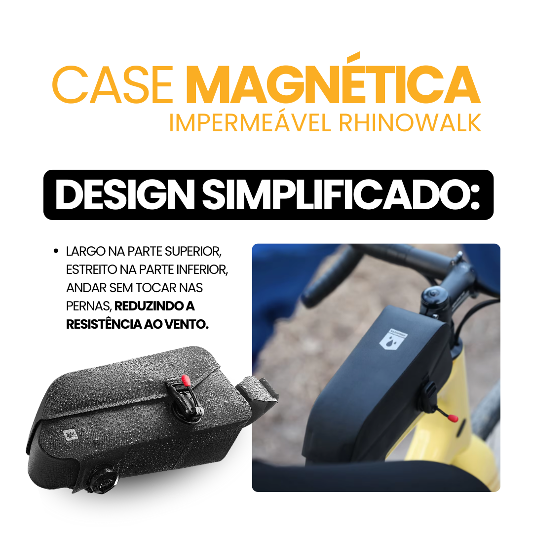 Câmara, ferramenta e chave não cabem no bolso.