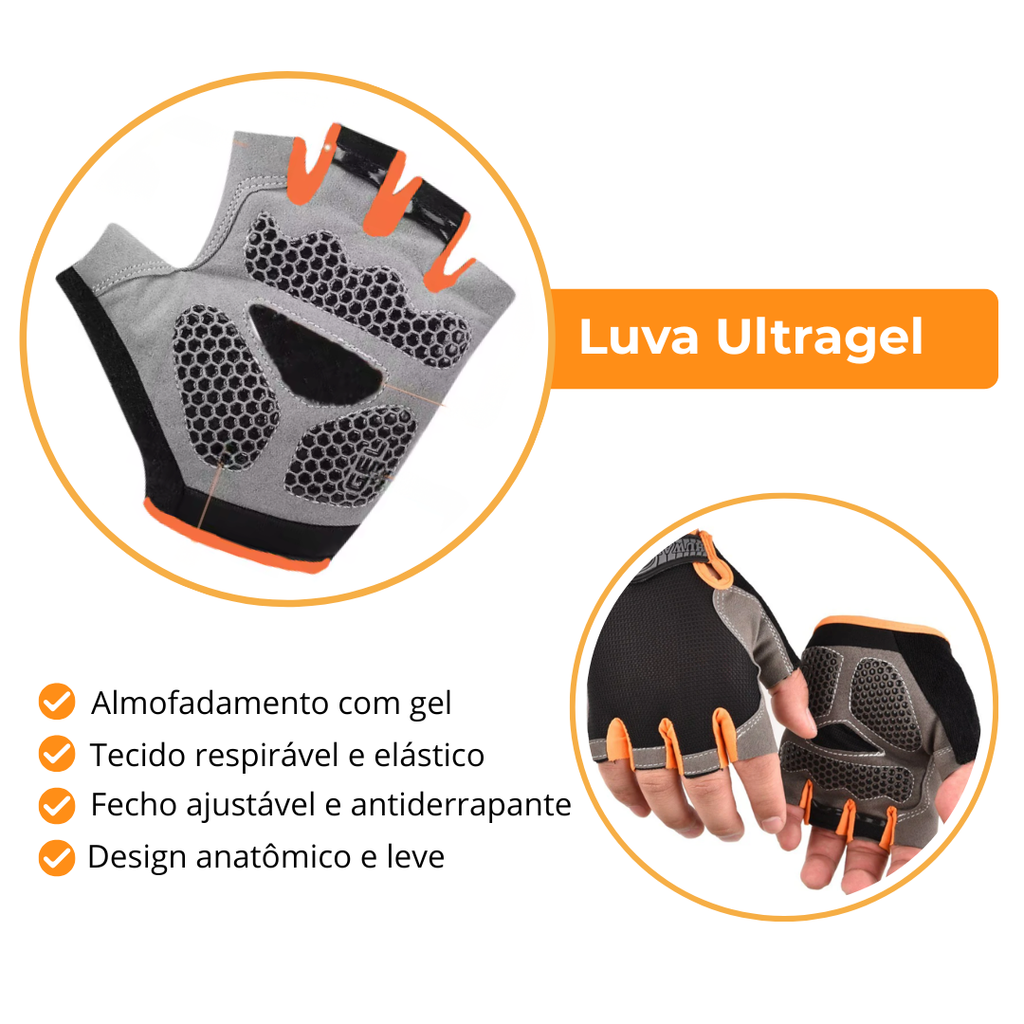 Combo Speed | Óculos Fotocromático + Óculos Polarizado + Luva Ultragel