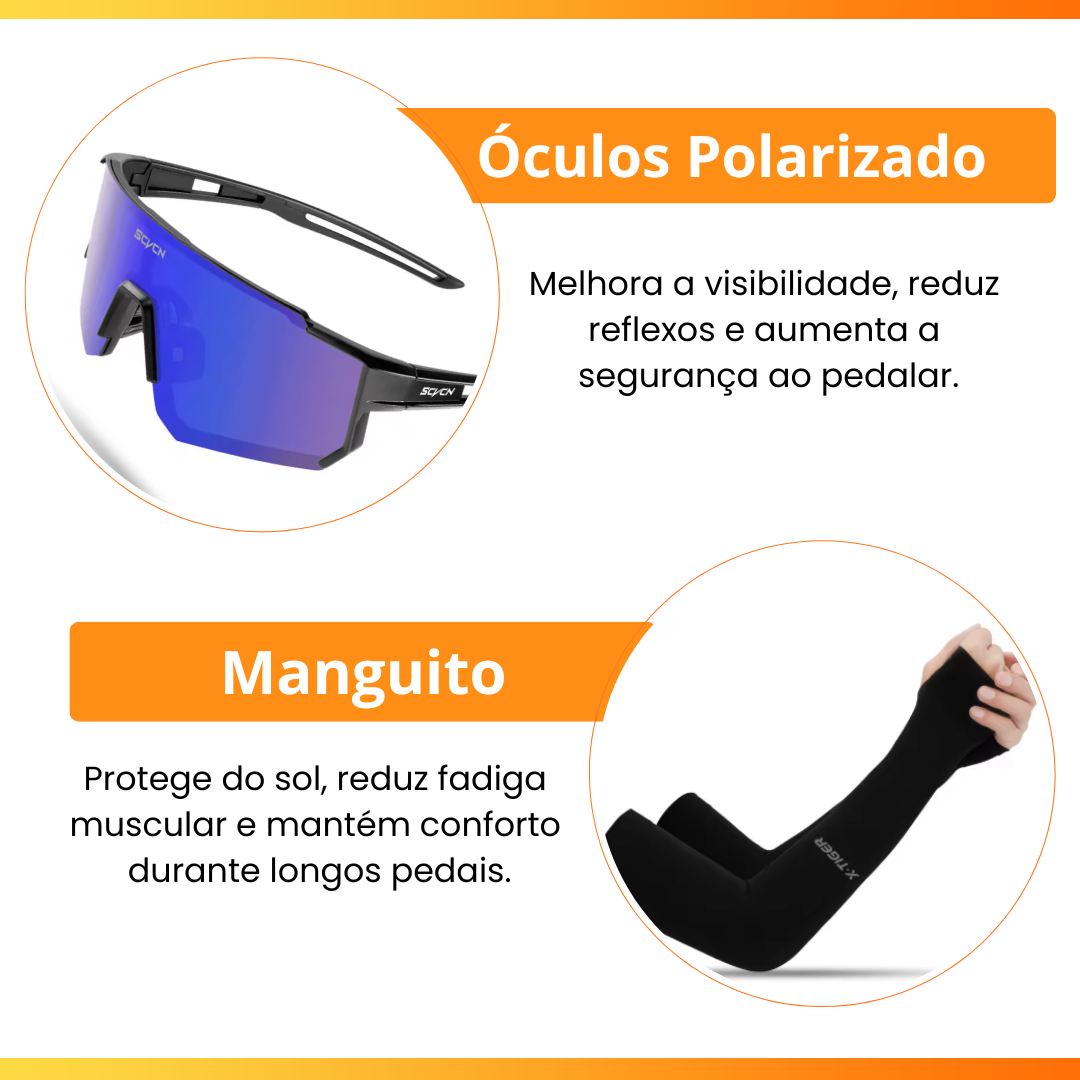 Combo MTB — 6 itens essenciais para sua pedalada
