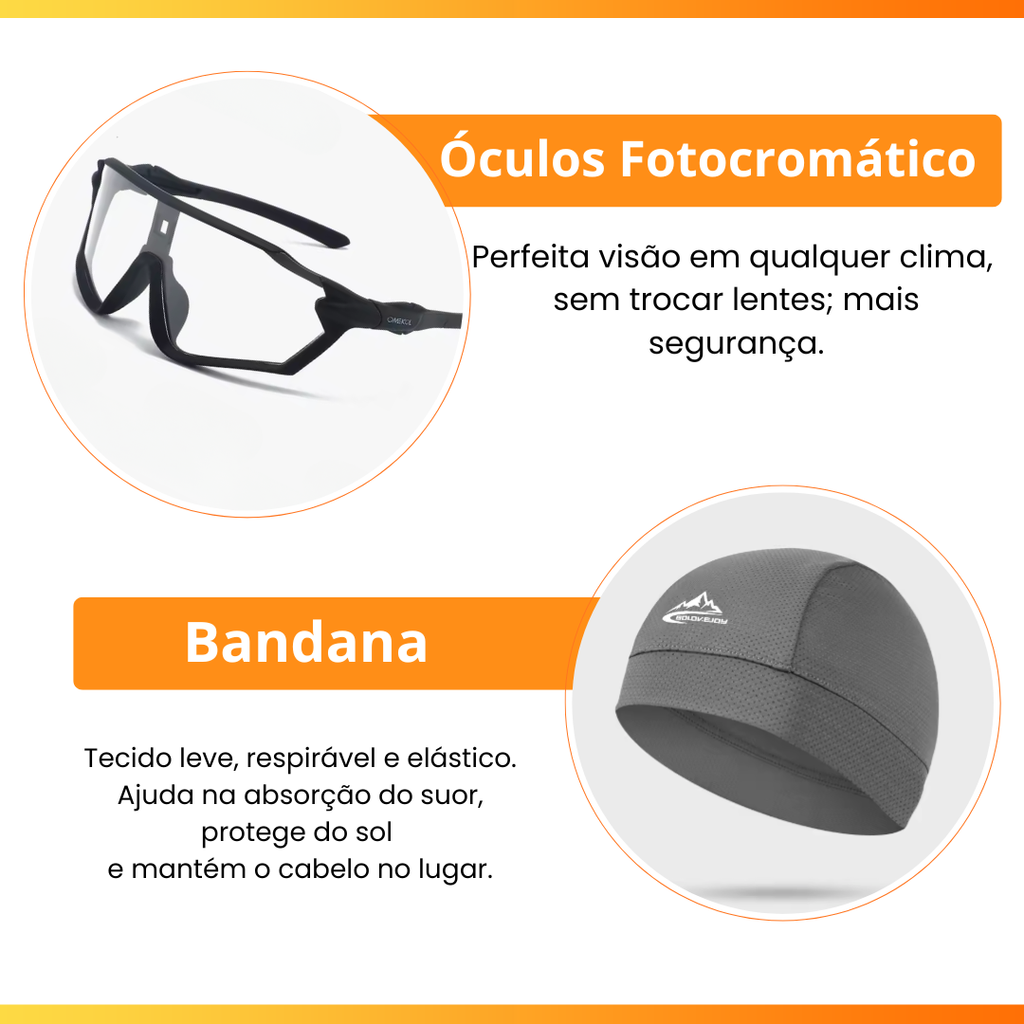 Combo MTB — 6 itens essenciais para sua pedalada