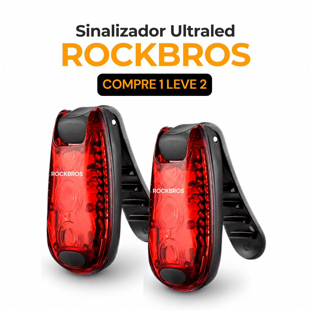 sinalizador LED portátil com clipe