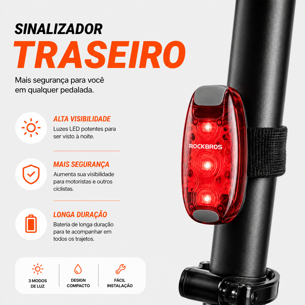 Combo Bag | Case Dianteira e Traseira + Sinalizador