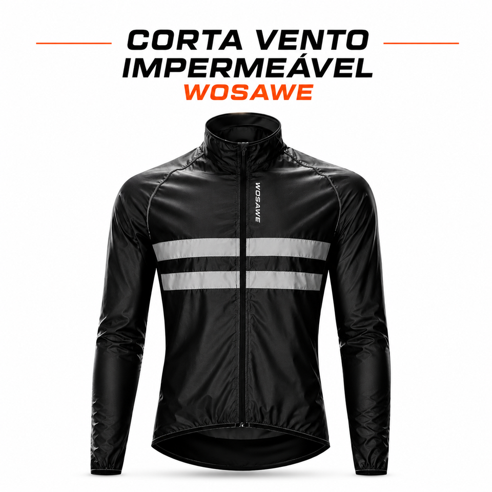 Jaqueta Corta Vento Impermeável Wosawe