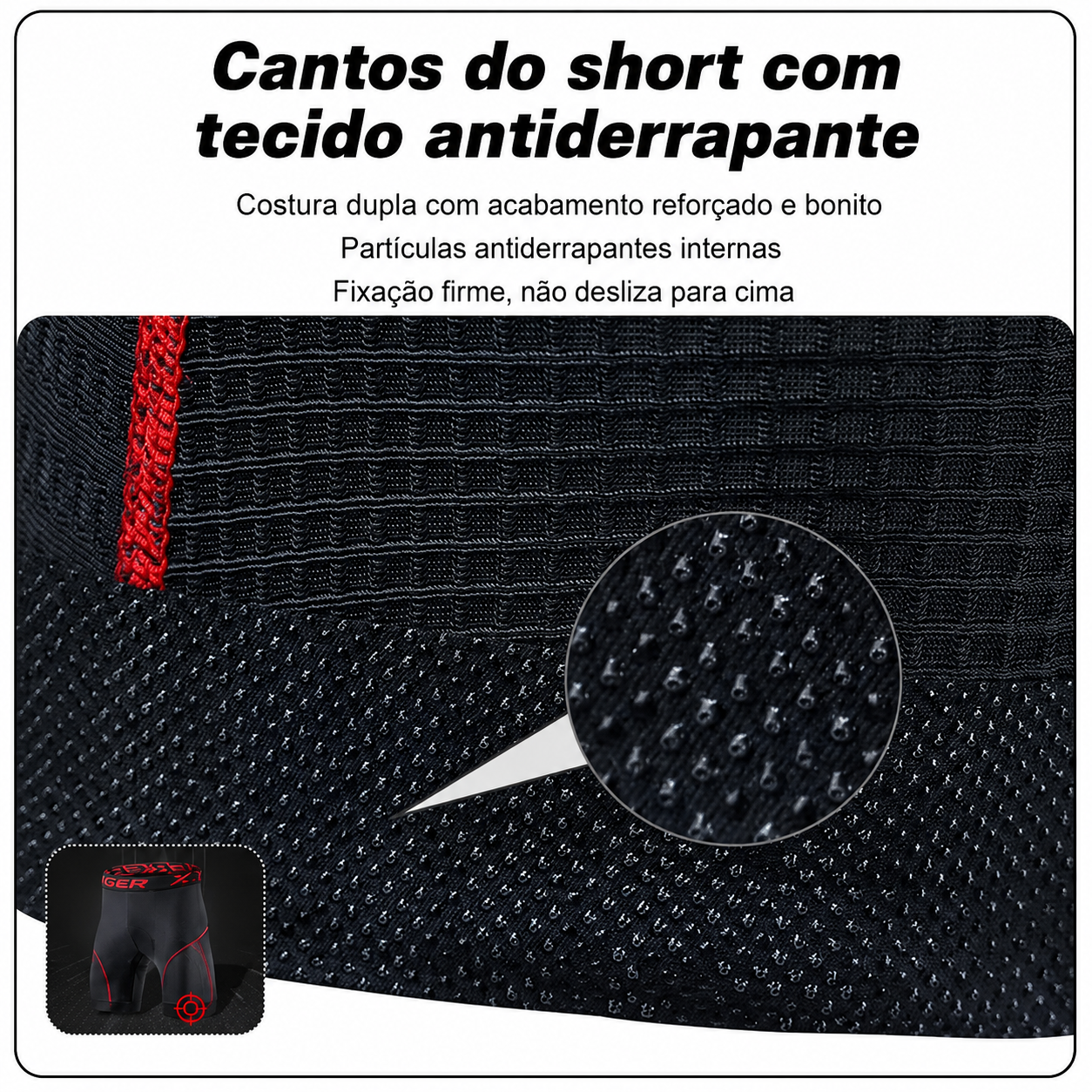 Short Ultragel X-Tiger + Bandana Respirável + Manguito UV