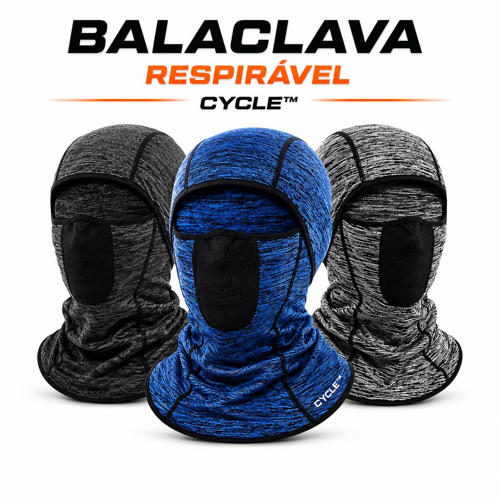 Balaclava Respirável Cycle™ + BRINDE EXCLUSIVO