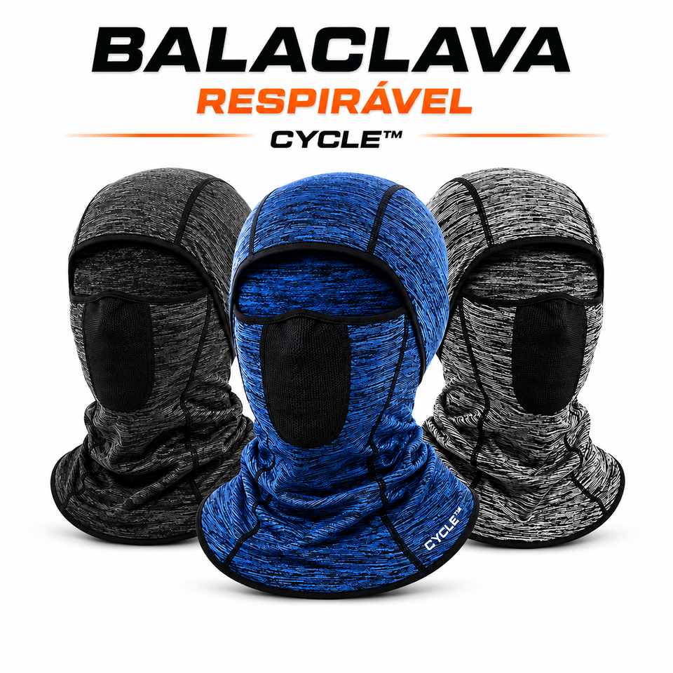 Balaclava Respirável Cycle™ + BRINDE EXCLUSIVO