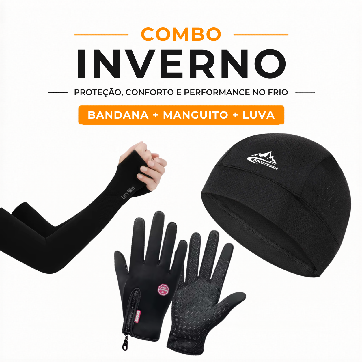 Combo Inverno | Bandana + Manguito + Luva