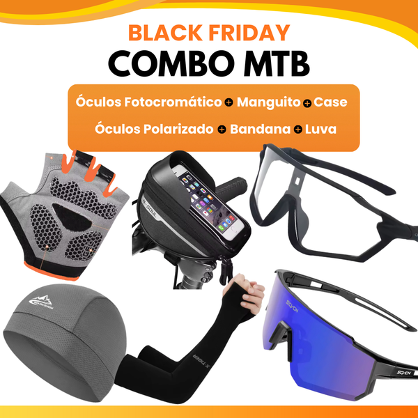 Combo MTB — 6 itens essenciais para sua pedalada