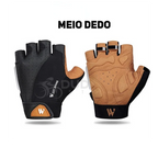 Luva Couro Ecológico West Biking | + BRINDE EXCLUSIVO