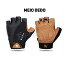 Luva Couro Ecológico West Biking | + BRINDE EXCLUSIVO