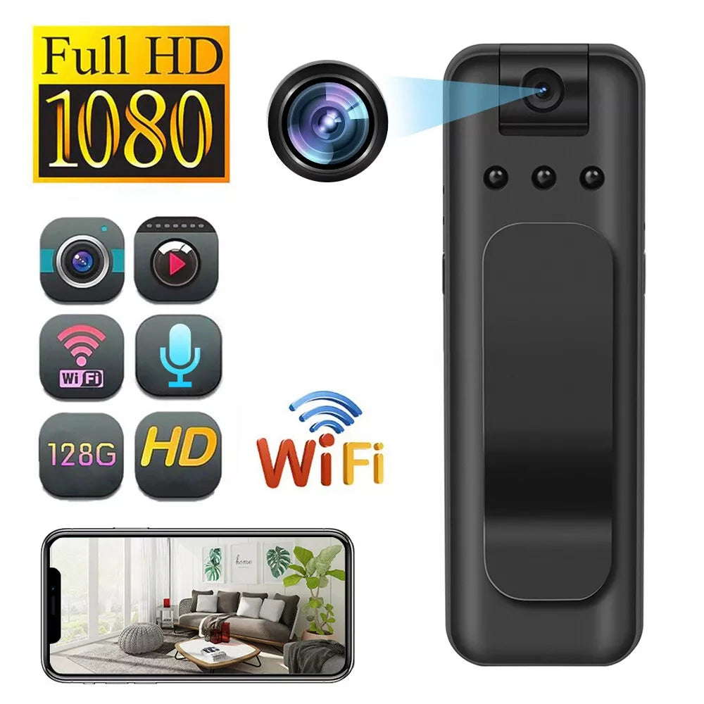 Câmera Sports Portátil WiFi FullHD 1080