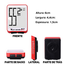 Odômetro Wireless Multifuncional West Biking