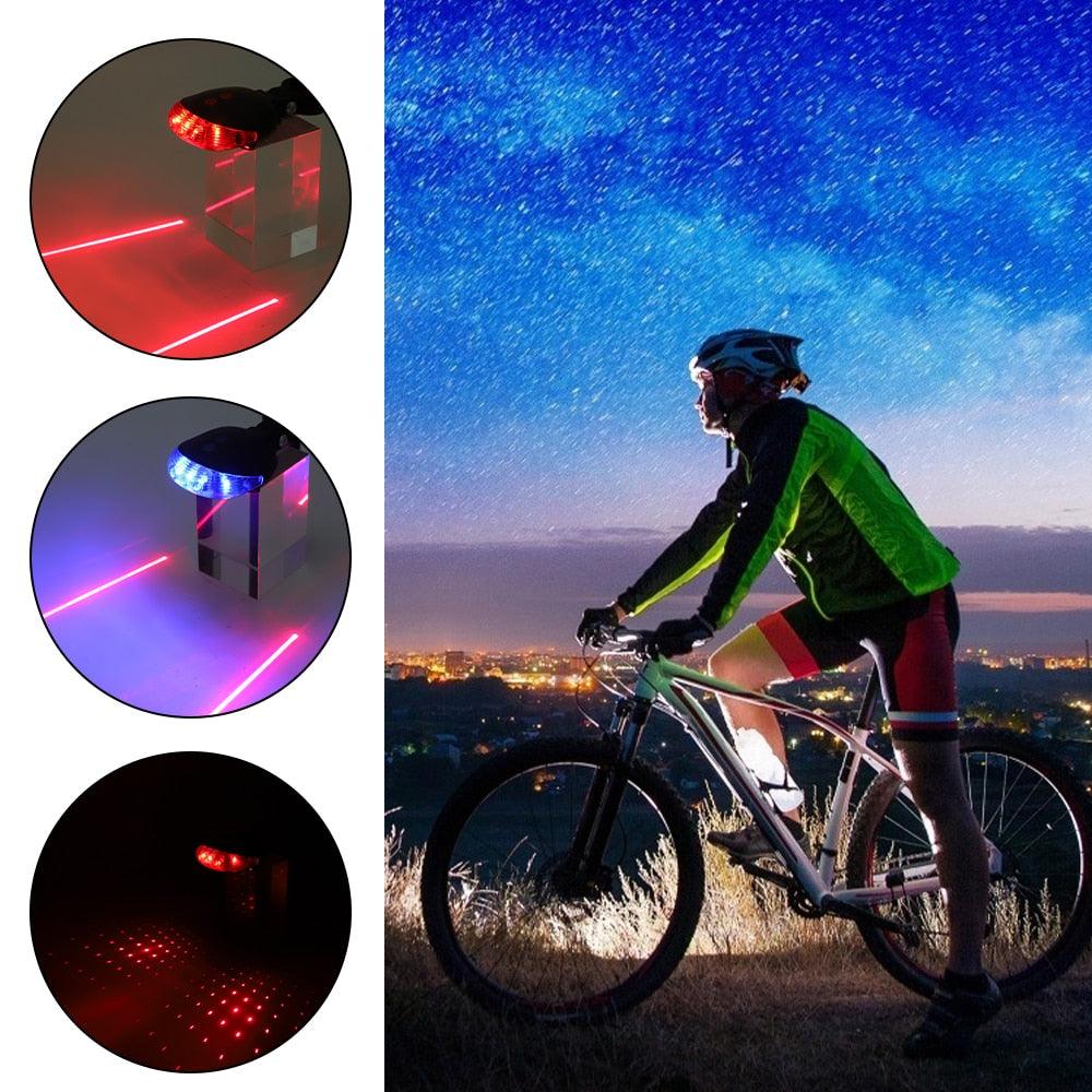 A luz que morre no meio do pedal noturno.