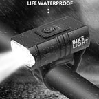 Farol Dianteiro BikeLight™ + Brinde Sinalizador Traseiro - Duda Bike Store