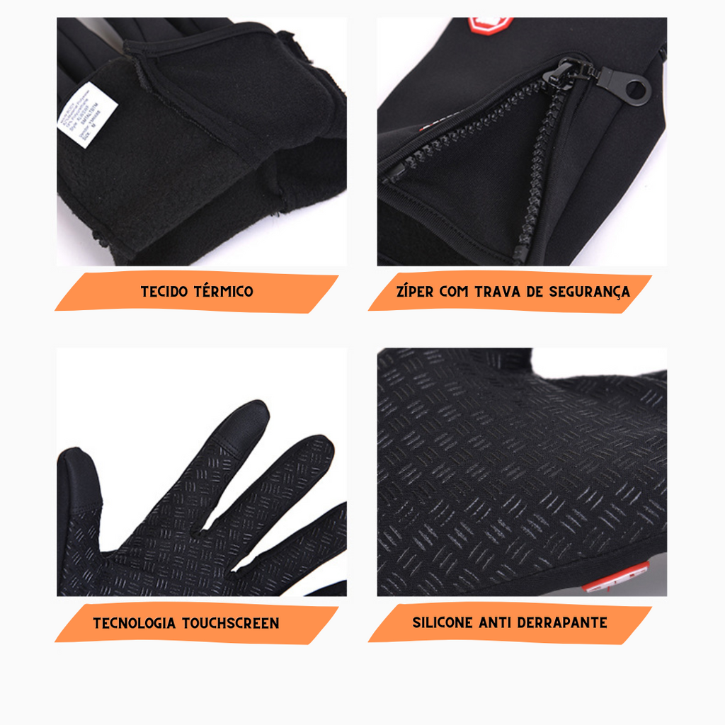 Luva ThermoTouch + BRINDE BALACLAVA + BRINDE EXCLUSIVO