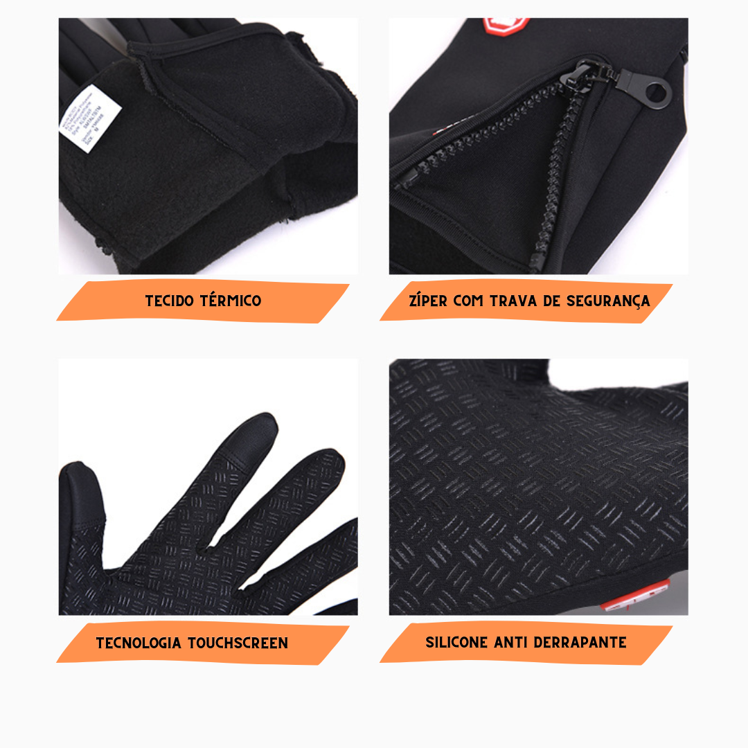 Luva ThermoTouch + BRINDE BALACLAVA + BRINDE EXCLUSIVO