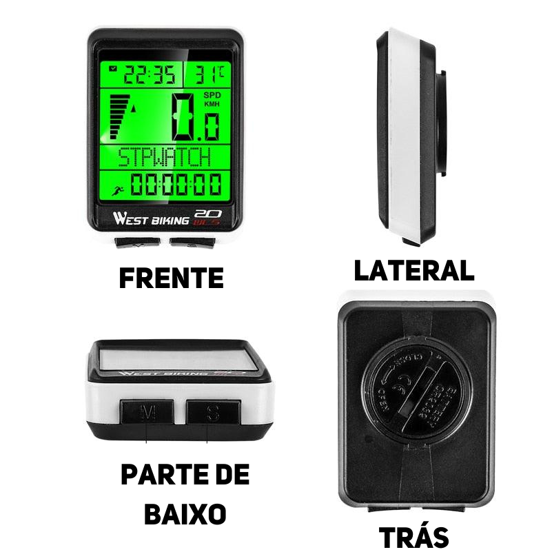 Um relance no guidão, não uma parada para olhar o celular.