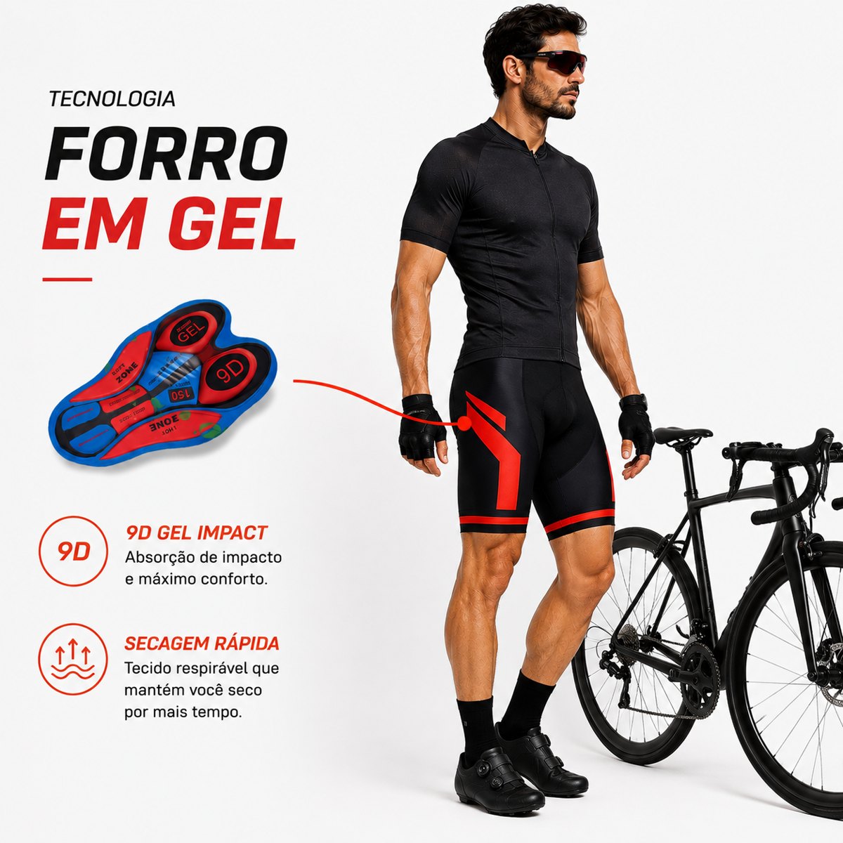 Forro em gel 9D