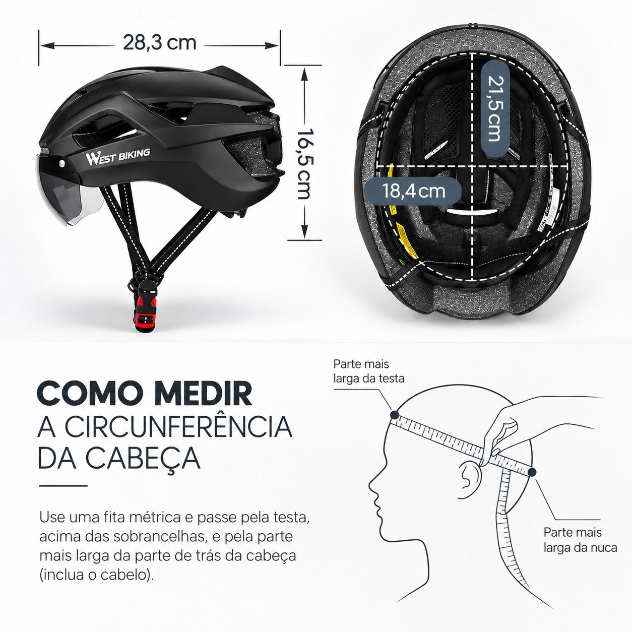 Vai servir na minha cabeça?