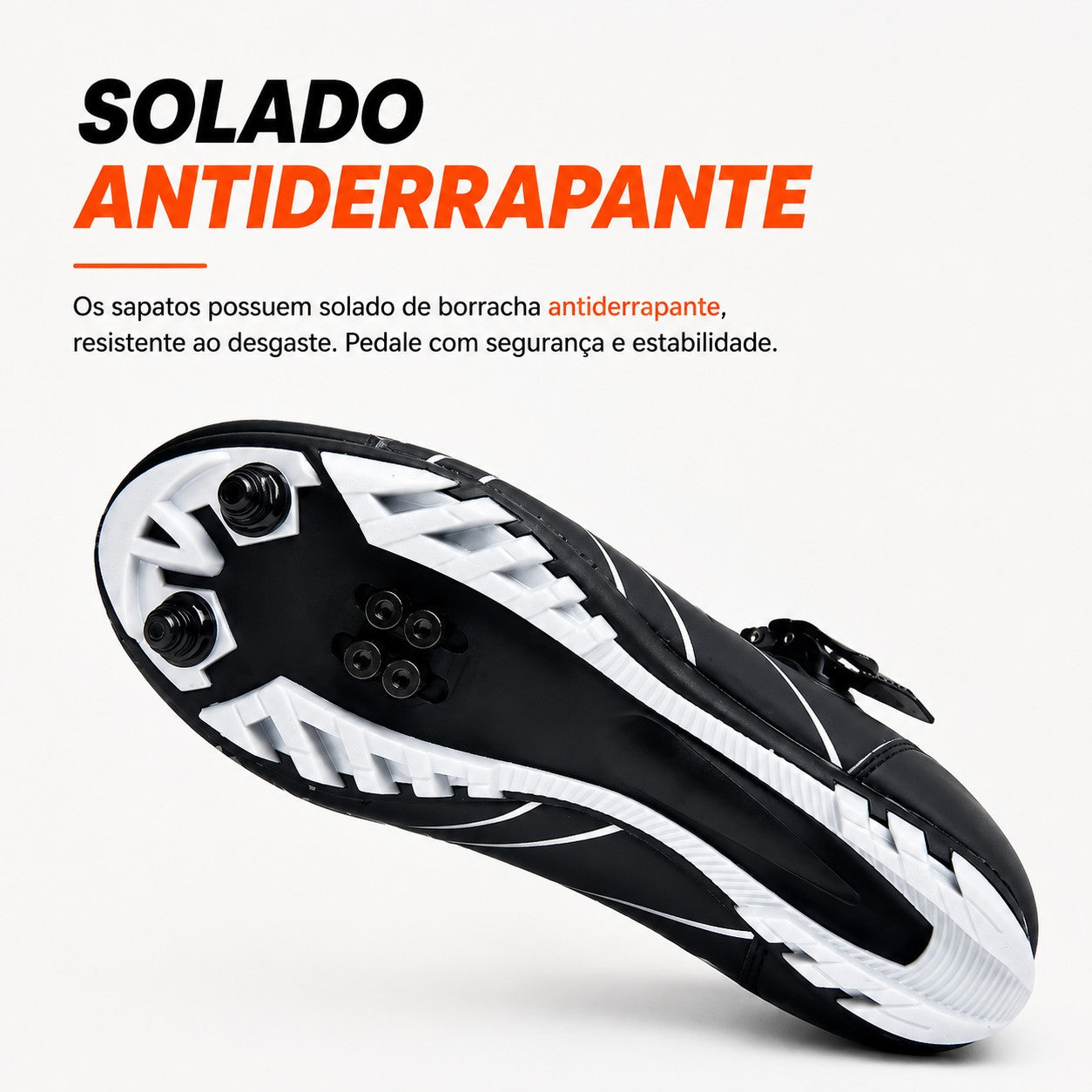 Metade da sua força some quando o pé desliza.