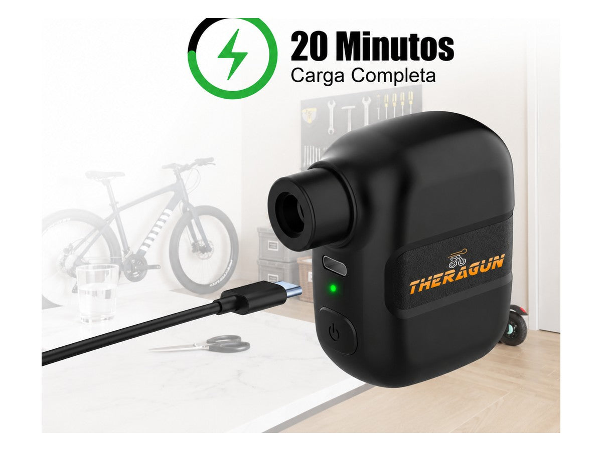 20 minutos de tomada, 2 pneus de autonomia.